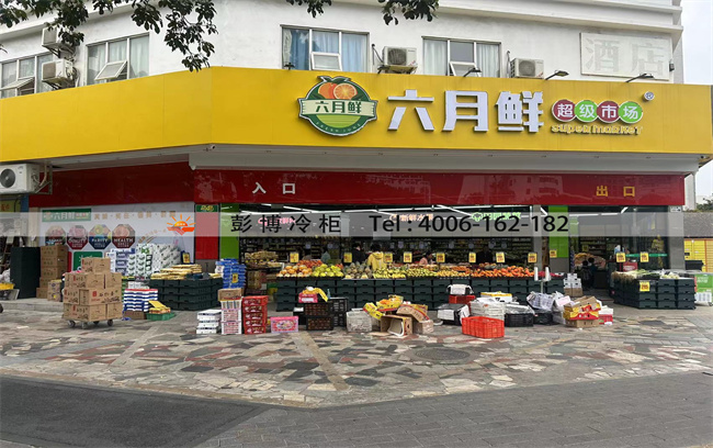 广东省深圳市盐田区六月鲜超级市场 冷柜